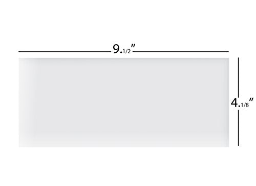 #10 Envelopes Letter Size Self Seal, Business White Security Tinted Peel and Seal, 500 Pack Windowless, Legal Size Regular Plain Envelopes 4-1/8 x 9-1/2 Inches - 24 LB Envelops