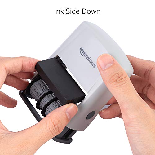 Self-Inking Date Stamp, Rectangular, 2.56" x 1.69" x 4.13"