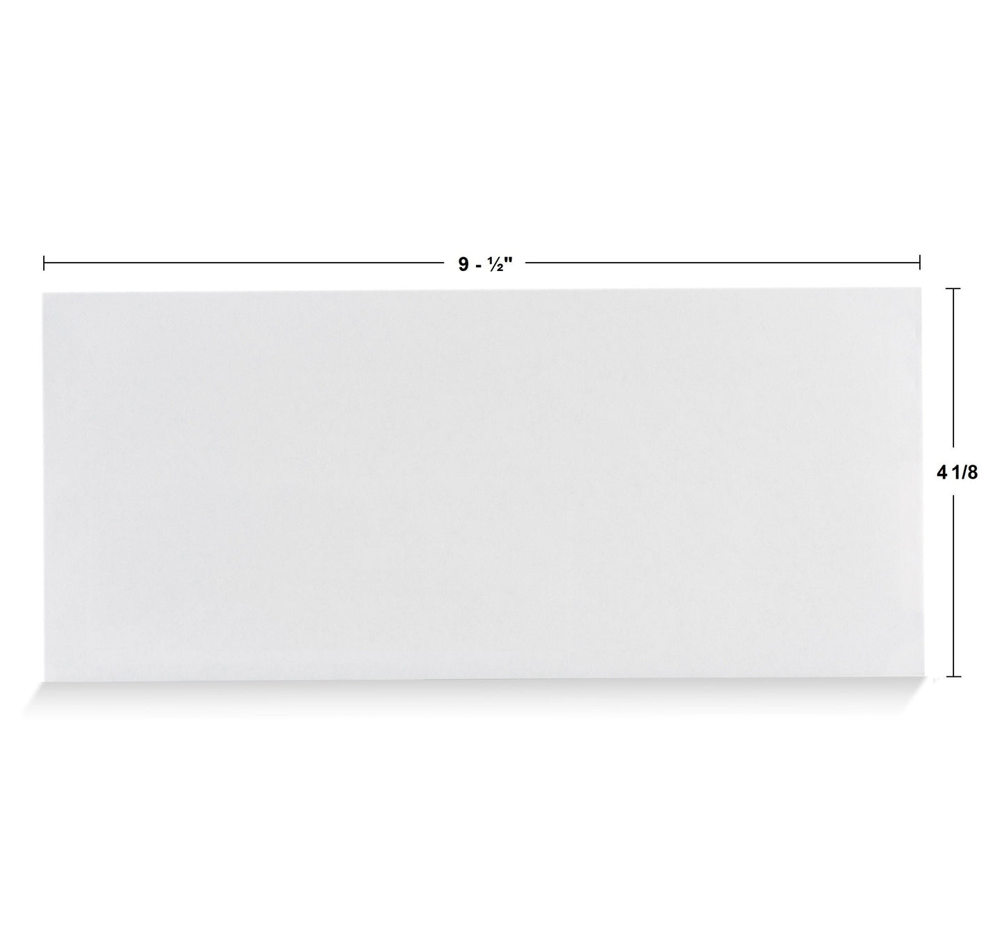 #10 Security Tinted Self-Seal Envelopes - No Window - Size 4-1/8 X 9-1/2 Inches - White - 24 LB - 100 Count (34100)