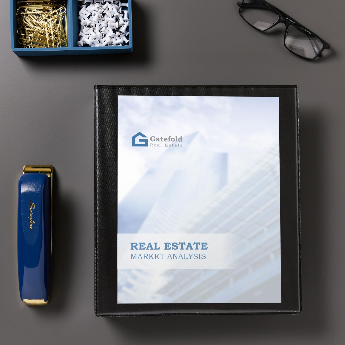 Avery Economy Showcase View 3 Ring Binder, 1-1/2 Inch Slant Rings, 1 Black Binder (19650)