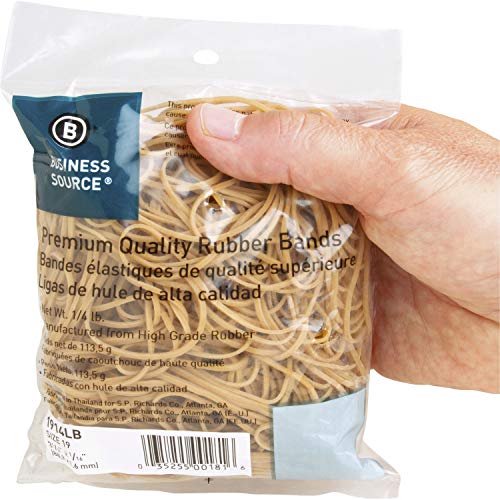 Business Source Rubber Band, Natural (1914LB)