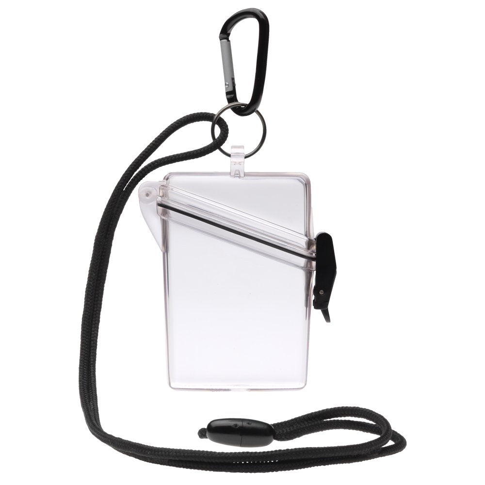 WITZ 00411-Clear See it Safe Waterproof ID/Badge Holder Case, Clear
