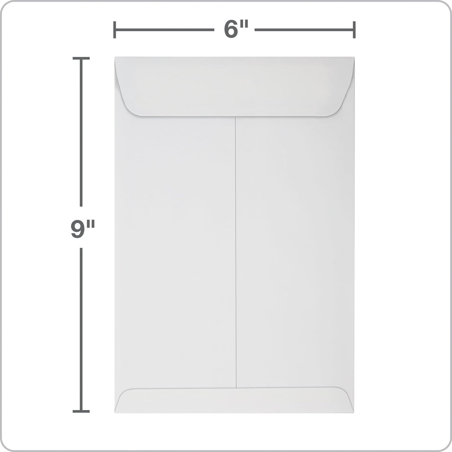 Columbian Catalog Envelopes, 6 x 9, Release & Seal Self-Sealing Closure, 28 lb White Wove, 100 per Box (COLO652)