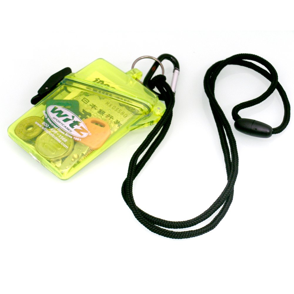 WITZ 00411-Clear See it Safe Waterproof ID/Badge Holder Case, Clear