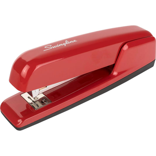 Swingline Stapler, 30 Sheet Capacity, 747 Business Stapler, Jam Free, Metal, Rio Red (74736)