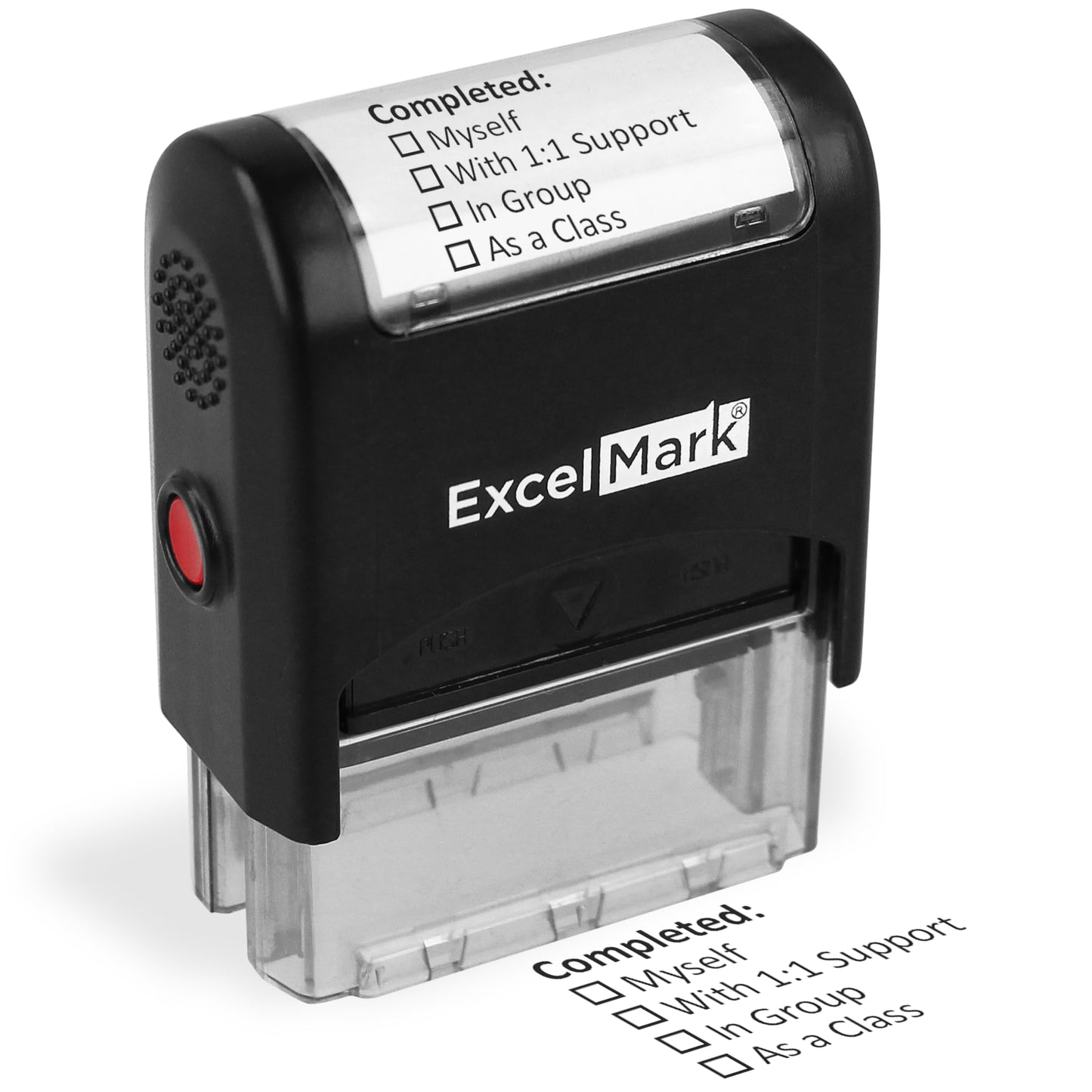 Rectangular Completed Teacher Stamp Self Inking - Black Ink (A2359)