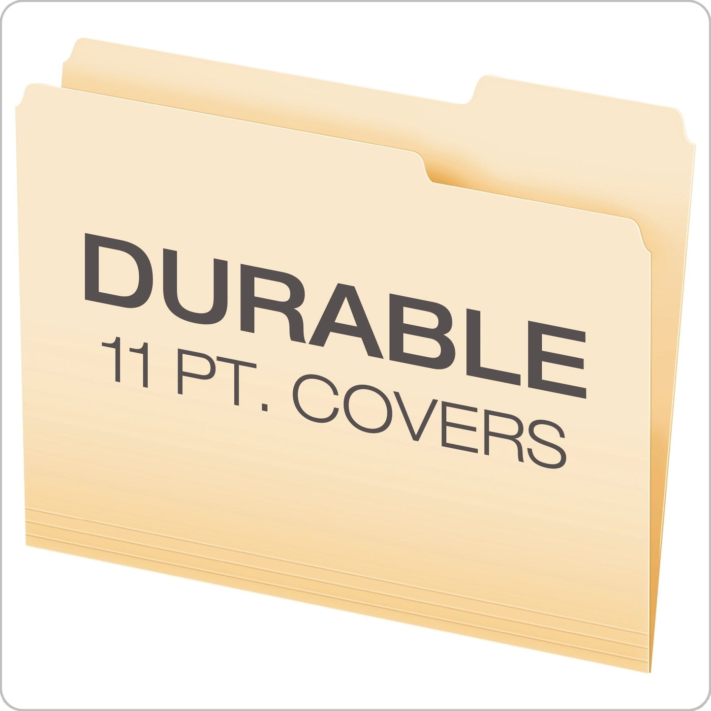 Pendaflex File Folders, Letter Size, 8-1/2" x 11", Classic Manila, 1/3-Cut Tabs in Left, Right, Center Positions, 100 Per Box (65213)